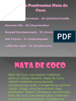 Proses Pembuatan Nata de Coco