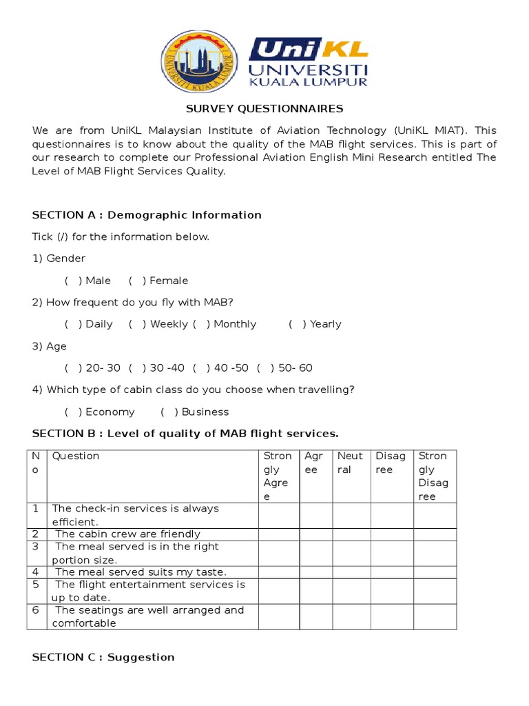 Questionnaires | PDF | Technology & Engineering