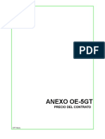 Anexo Oe-5Gt: Precio Del Contrato
