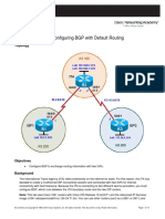 Chapter 6 Lab 6-1, Configuring BGP With Default Routing: Topology
