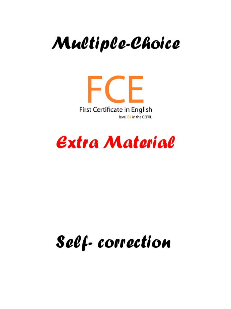 Multiple - Choice Booklet With Keys | PDF