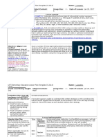 ct observation  small group math  lesson plan ll