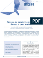 Sistema de Producción Justo A Tiempo o Just in Time PDF