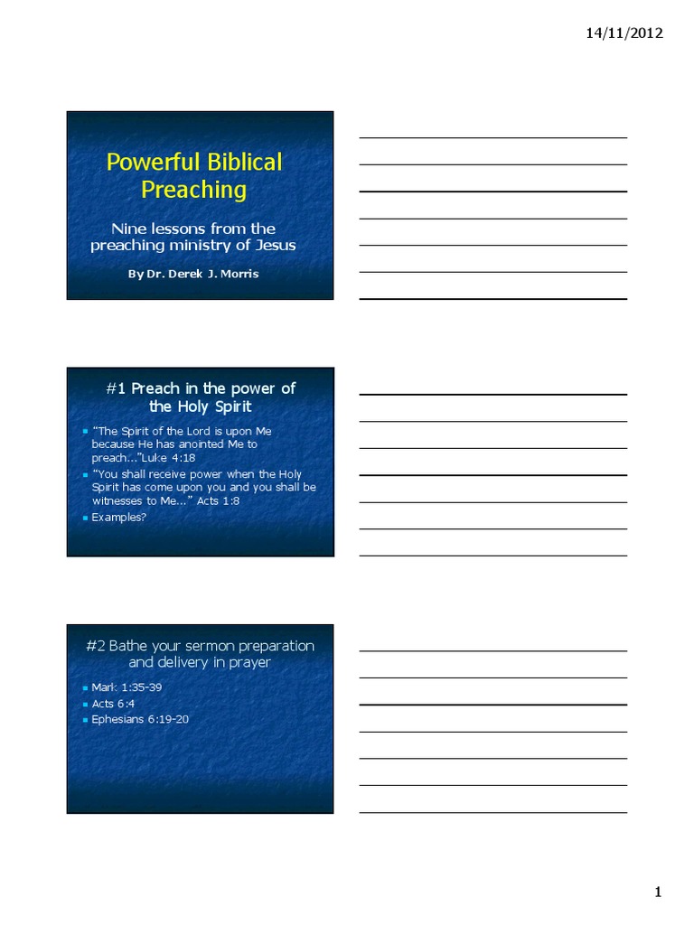 Effective Biblical Preaching Methods | PDF | Sermon | Resurrection