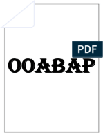 Ooabap Notes With Programs