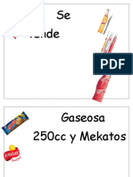 Gaseosas y Mekatos