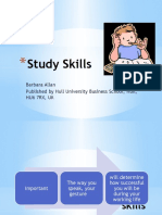 Study Skills: Barbara Allan Published by Hull University Business School, Hull, Hu6 7Rx, Uk
