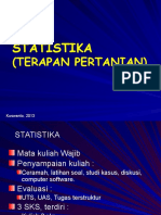 Pengertian Statistika 2013