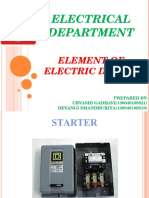 Electrical Department: Element of Electric Design