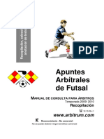 Reglamento Oficial de Futsal