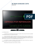 Reparación de TV Samsung: Medición práctica de las salidas LVDS