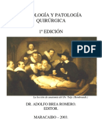 Semiologia y Patologia Quirurgica. Primera Edicion. BREA PDF