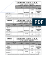 Sains Tingkatan 5 (PTG & MLM) : Math Revision F4 Jadual Mungkin Berlaku Perubahan Mengikut Kesesuaian Pelajar