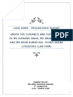 Family Law Case Diary Summary