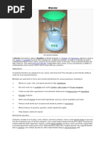 Invention of the Blender by Poplawski | PDF | Blender | Milkshake