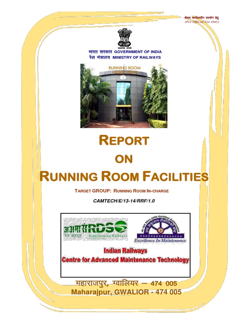 Report on Running Room Facilities | PDF | Kitchen | Bed