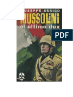 Mussolini El Ultimo Dux - Giuseppe Arrigo