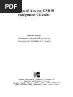 Design of Analog CMOS Integrated Circuits B. Razavi PDF | PDF