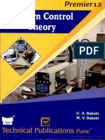 Modern Control Theory by Bakshi PDF