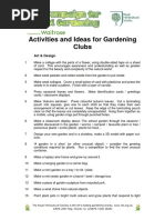 Garden Club Ideas