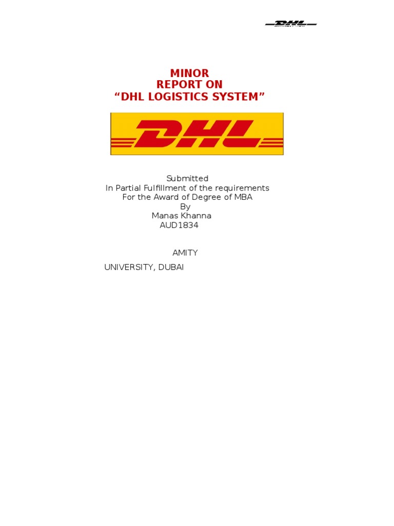 DHL Logistics System Evaluation Report | PDF | Logistics | Warehouse