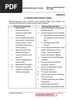 Contoh Agenda Mesyuarat Tapak