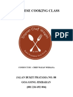 Balinese Cooking Class: Jalan Bukit Pratama No. 88 Goa Gong Jimbaran (081 236 692 004)