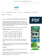 Tema 9. Factor de Corrección Por Temperatura. - Civilgeeks