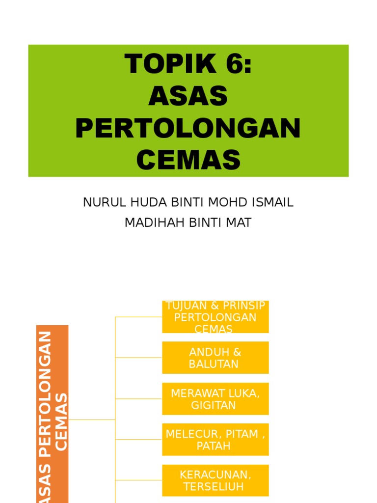 Asas Pertolongan Cemas Topik 6 Pdf