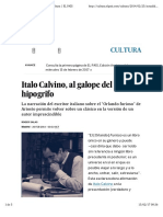 Italo Calvino, Al Galope Del Hipogrifo