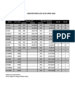 OS Price Lists April 2010