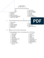 Electrical Engineering Tech Exam/Test