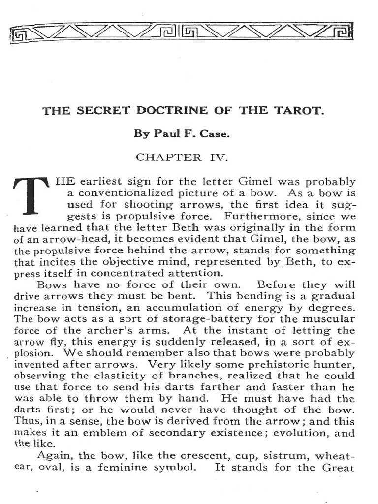 Paul Foster Case Tarot Interpretation Lessons 8321950 (52 views)