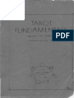 Paul Foster Case - Tarot Fundamentals - 1936 PDF