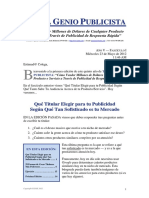 Tu, El Genio Publicista PDF