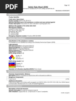 Safety Data Sheet - Distilled Water | PDF | Dangerous Goods | Toxicity
