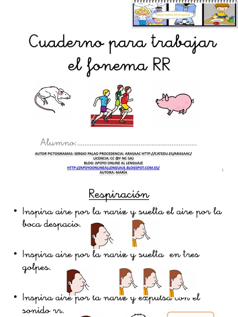 Actividades para el fonema RR | PDF | Ocio