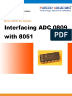 8051 HOW-TO GUIDE: Interfacing ADC 0809