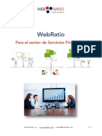 WebRatio Servicios Financieros