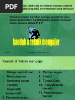 Download Kaedah  Teknik Mengajar by MJJin SN3394071 doc pdf