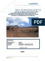 Informe Topografico Huanuco