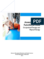 Assessments of Functional Skills Occupational Therapy and Physical Therapy