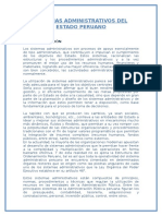 Sistemas administrativos del Estado peruano