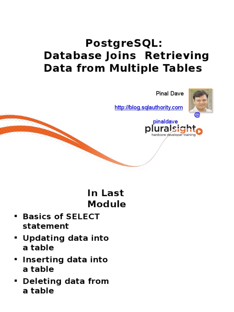 Postgresql: Database Joins Retrieving Data From Multiple Tables | PDF ...