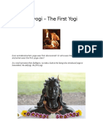 Adiyogi the First Yogi