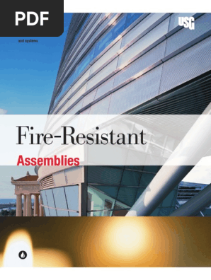 Usg Fire Resistant Assemblies Catalog En Sa100 Pdf Framing