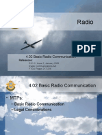 4.02 Basic Radio Communications