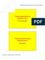Telecommunications Engineering I - Modulation, Multiplexing and Multiple Access