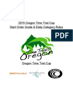 Oregon TT Cup Quick Guide 2015