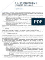 BLOQUE II. Tema 12. Célula Eucariota. Función de Nutrición